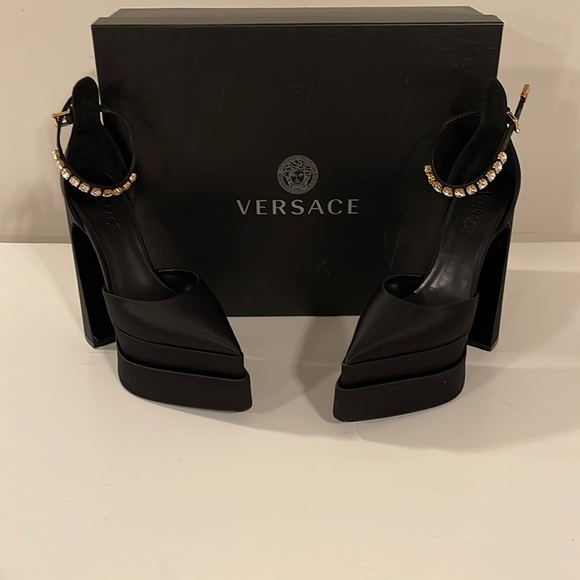 Versace Medusa Aevitas Platform Heels